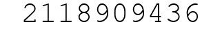 Number 2118909436.