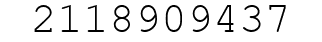 Number 2118909437.