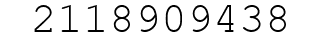 Number 2118909438.