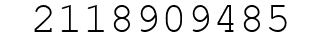 Number 2118909485.
