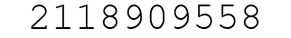 Number 2118909558.