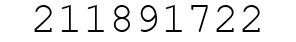 Number 211891722.