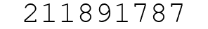 Number 211891787.