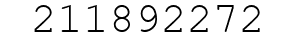 Number 211892272.