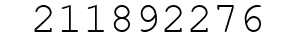 Number 211892276.