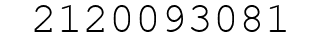 Number 2120093081.