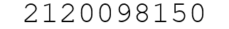 Number 2120098150.