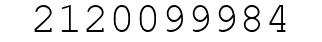 Number 2120099984.