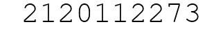 Number 2120112273.