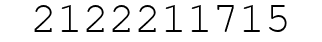 Number 2122211715.