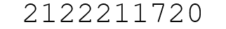 Number 2122211720.