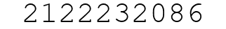 Number 2122232086.