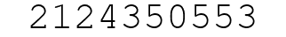 Number 2124350553.
