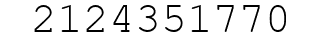 Number 2124351770.