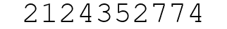 Number 2124352774.