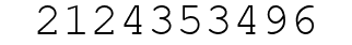 Number 2124353496.