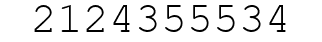 Number 2124355534.