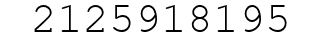 Number 2125918195.