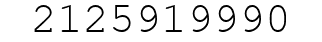 Number 2125919990.