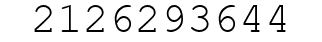 Number 2126293644.