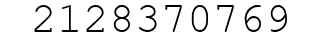 Number 2128370769.