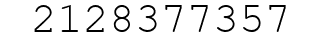 Number 2128377357.