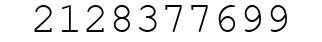Number 2128377699.