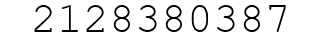 Number 2128380387.