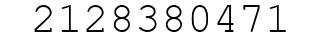 Number 2128380471.