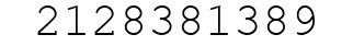 Number 2128381389.