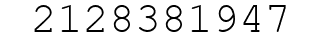 Number 2128381947.