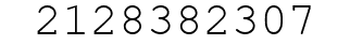 Number 2128382307.