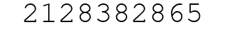 Number 2128382865.