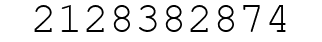 Number 2128382874.