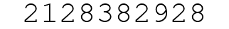 Number 2128382928.