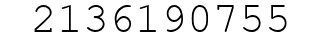 Number 2136190755.