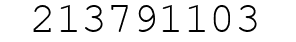 Number 213791103.