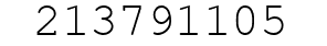 Number 213791105.