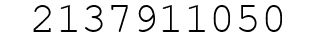 Number 2137911050.