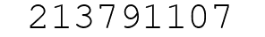 Number 213791107.