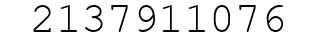 Number 2137911076.