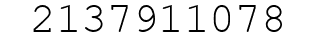 Number 2137911078.