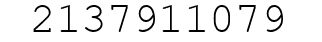 Number 2137911079.