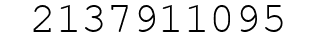 Number 2137911095.