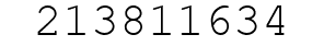 Number 213811634.