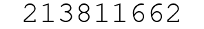 Number 213811662.