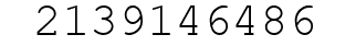 Number 2139146486.