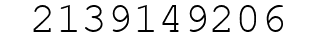 Number 2139149206.