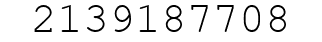 Number 2139187708.