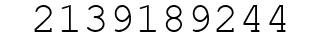 Number 2139189244.